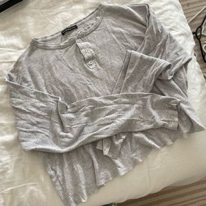 Brandy Melville Waffle Knit Crop